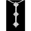 Image 1 : 10KW Gold .25ct Diamond Stick Pendant