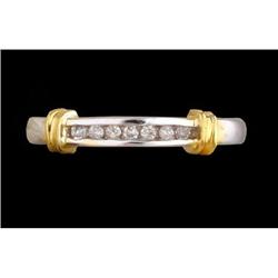 10K Gold Elegant Diamond Wedding Band