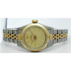 14K Yellow Gold Two-Tone Lady's Rolex Watch
