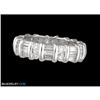 Image 1 : 14KW 1.35ct DIAMOND BAGUETTE & ROUND ETERNITY