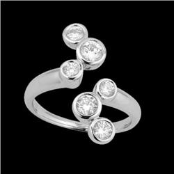 14K white bubblesRight HandDiamond Ring