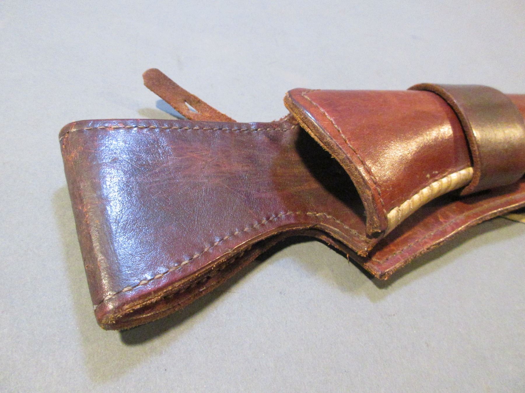 Marked Eubanks Pioneer Leather Boise Idaho Holster CS 720 9.5 16"L