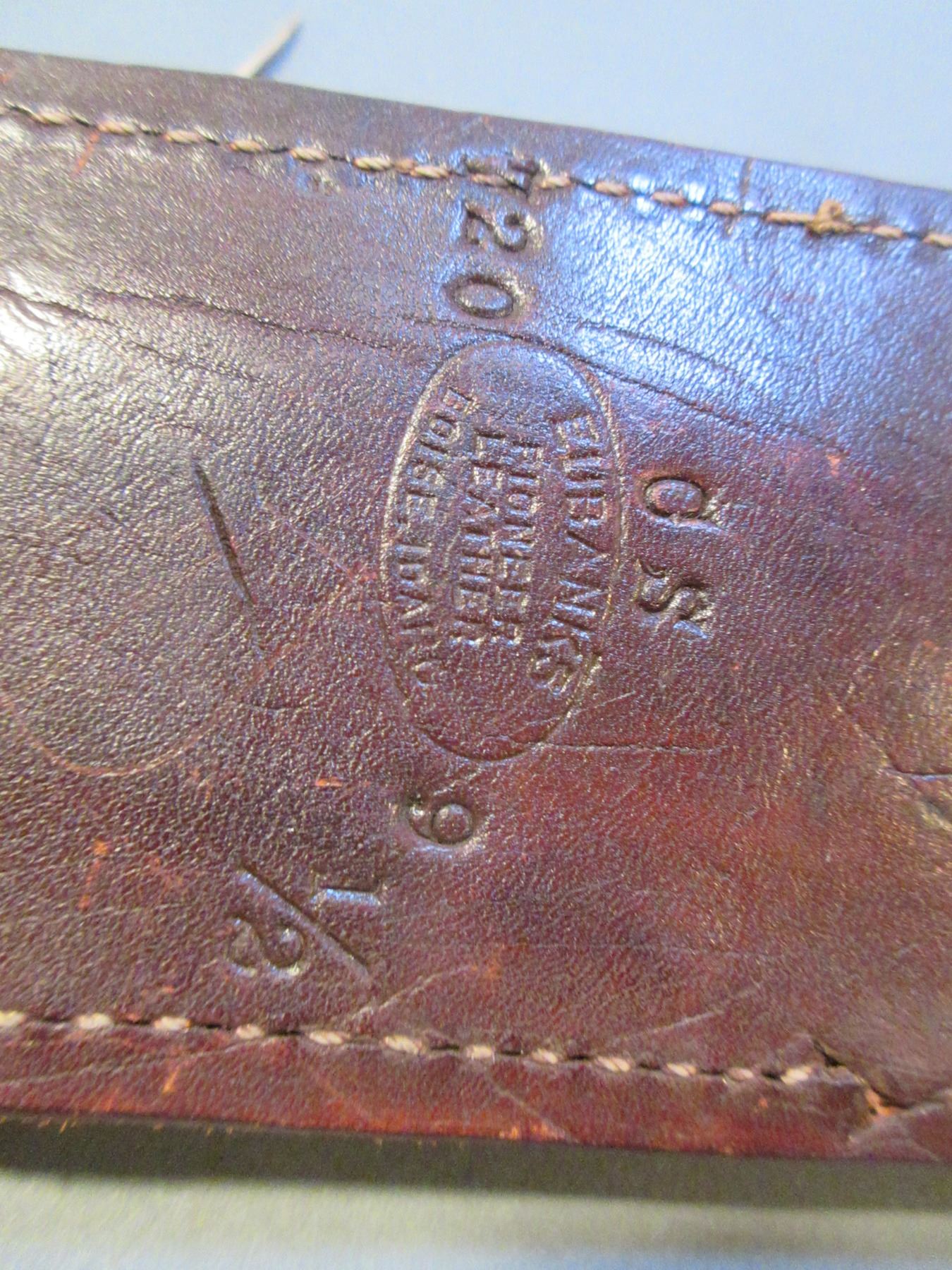 Marked Eubanks Pioneer Leather Boise Idaho Holster CS 720 9.5 16"L