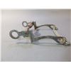 Image 1 : Marked E Garcia Silver Inlaid Bit- "7" Cheek- Low Port With Roller- Slobber Chains- Rein Chain Swive