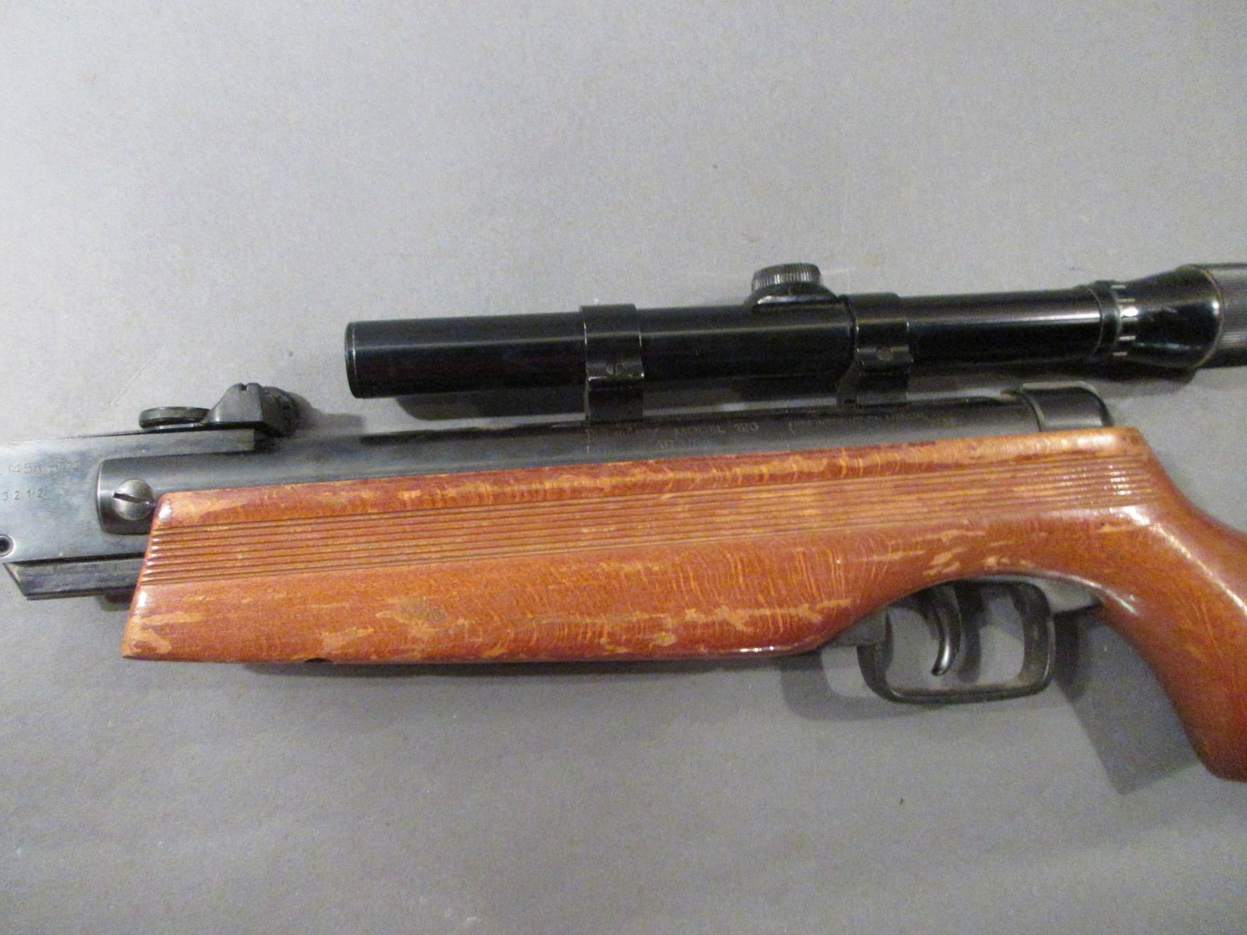 Daisy Model 120 BB Gun .177 Pump Up Weaver Scope