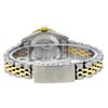 Image 7 : Rolex Ladies 2 Tone MOP Sapphire & Diamond, Emerald Datejust Wristwatch 26MM