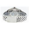 Image 6 : Rolex Mens Stainless Steel Black Diamond 36MM Datejust Wristwatch