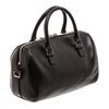 Image 1 : Saint Laurent YSL Black White Leather Classic Baby Duffle Bag