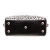 Image 3 : Saint Laurent YSL Black White Leather Classic Baby Duffle Bag