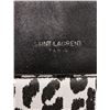 Image 7 : Saint Laurent YSL Black White Leather Classic Baby Duffle Bag