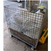 Image 1 : Steel bin with linen