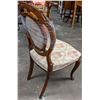 Image 2 : Vintage needlepoint balloon back chair