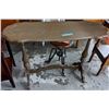 Image 1 : Vintage wooden painted table approx 3 ft high by 4 ft