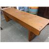 Image 2 : Antique pine Canadiana wood bench