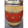 Image 1 : Wooden painted carnival barrel