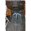 Image 2 : Wood and metal industrial stool