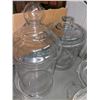 Image 2 : Approx 4 candy glass jars