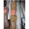 Image 3 : Cloth carpet underlay, rolls plastic and misc fabric rolls