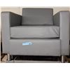 Image 1 : Grey designer modern club chair