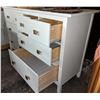 Image 3 : 8 drawer dresser with white gloss finish
