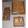 Image 1 : Vintage radio wooden box and a retro game