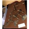 Image 2 : 3 brass candelabras