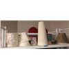 Image 1 : Shelf lot of lampshades