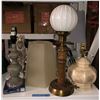 Image 1 : Shelf lot of vintage and other lamps