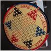 Image 2 : Wooden chess board, Chinese checkers and antique picture frame