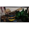 Image 1 : Glass jugs and misc antiques