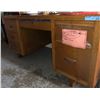 Image 2 : Antique solid wood teachers desk from the movie