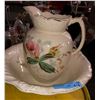 Image 1 : Ceramic water jug and bowl