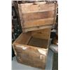 Image 2 : Box of vintage leather belts and 3 wood boxes