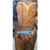 Image 1 : Wooden owl carving (as is)