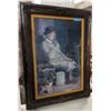 Image 2 : Vintage wooden frame with picture (approx. 3ft x 2ft.)