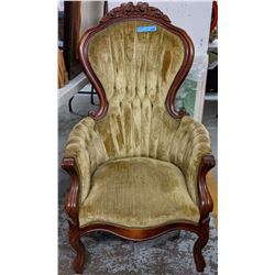 Antique accent chair