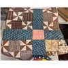 Image 2 : Home made quilt (as is) and 2 embroidered pillows