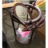 Image 2 : Washing basin stand, children's stool and a box lot of pictures