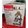 Image 1 : Shopvac wet/dry vacuum open box and plastic bins