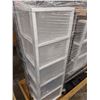 Image 8 : Rolling rack and lot of storage containers