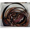 Image 1 : A box lot of belts