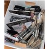 Image 3 : Boxes of body shapers / Spanx stick on bras pantyhose black and gray OPAC tights men's underwear wom