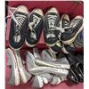Image 2 : Approx 15 pairs of shoes including Converse sneakers boots runners joggers and one formal pair of sh