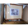Image 1 : Bolts fabrics and picture frames