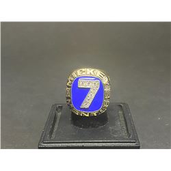 MICKEY MANTLE #7 HALL OF FAME CHAMPIONSHIP REPLICA RING "HALL OF FAME"