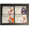 Image 2 : 4 JERSEY CARD LOT 2010/11 UPPER DECK HOCKEY SERIES 1