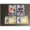 Image 1 : 4 JERSEY CARD LOT DREW DOUGHTY, MATT DUSCHENE AND MORE