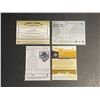 Image 2 : 4 CARD LOT, 3 JERSEY CARDS AND ONE GAME USED BAT CARD