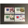 Image 1 : 4 JERSEY CARD LOT BE A PLAYER HENRIK LUNDQVIST AND MORE