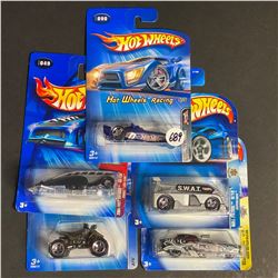 HOT WHEELS 5 CAR LOT ASSORTED STILL SEALED IN PACKAGES